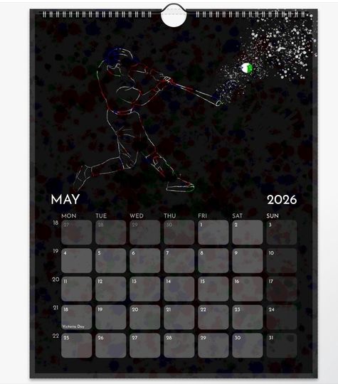 The Sports Athlete Illustrated Wall calendar 2026 (US & CA)