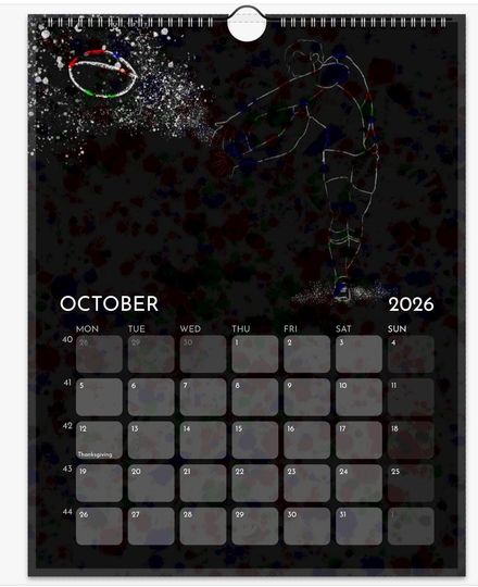 The Sports Athlete Illustrated Wall calendar 2026 (US & CA)