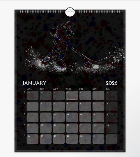 The Sports Athlete Illustrated Wall calendar 2026 (US & CA)