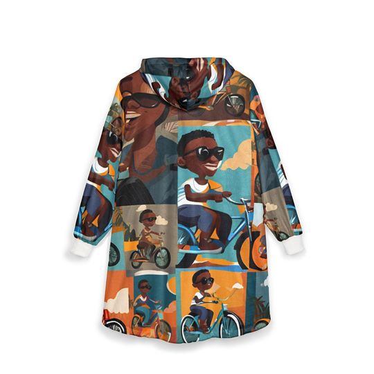 Vibrant Hooded Blanket