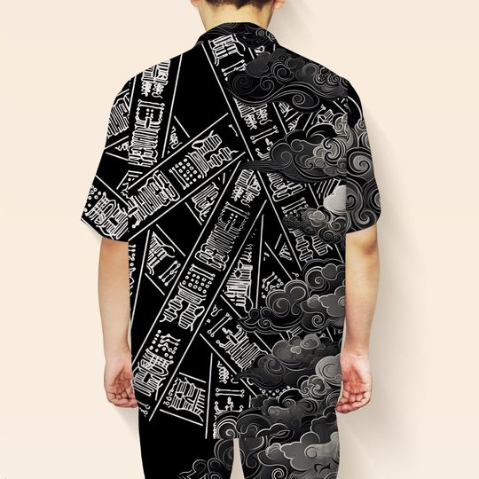 Sukuna Hawaiian Shirt  Jujutsu Satoru Shirt  Summer Button Up Shirt  Cute Anime Streetwear  Unisex Hawaiian Shirt  Anime Lover Gift