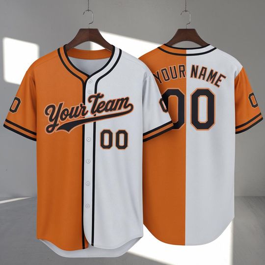 Personalized Team Name And Number Baseball Jersey, Custom Baseball Jersey
