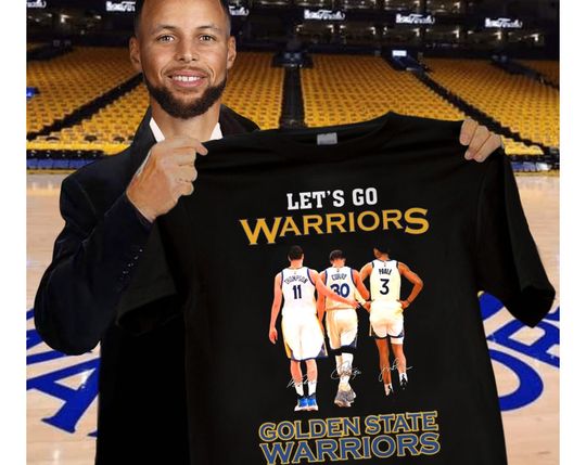 Let's Go Warriors Shirt, Stephen Curry, Klay Thompson, Jordan Poole Shirt, Basketball Playoff 2022 Shirt