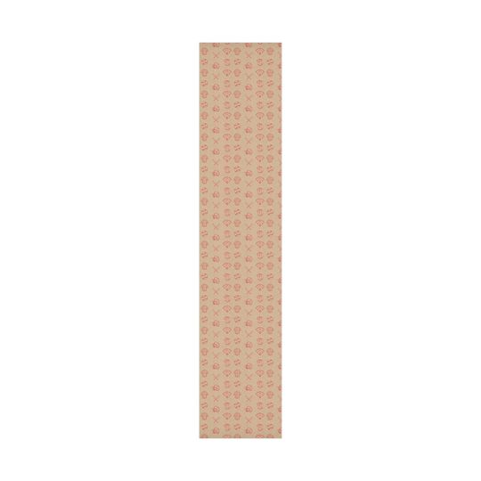Baseball Wrapping Paper, Gift Wrap in Brown & Red