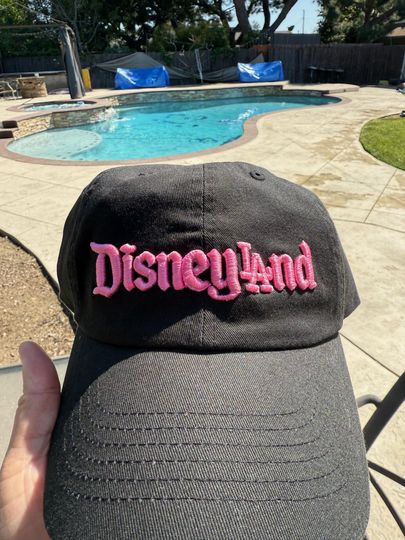 DisneyLA Dodgers, Los Angeles, Baseball Dad hat , Embroidered 3D Puff