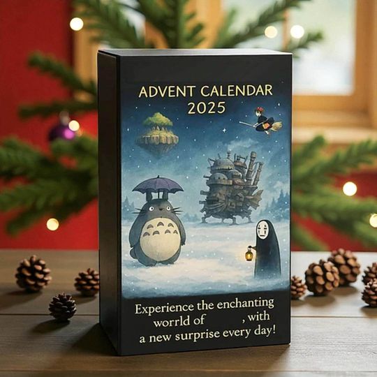 Studio Ghibli Acrylic Advent Calendar Figures - 24pcs Christmas Countdown Decor