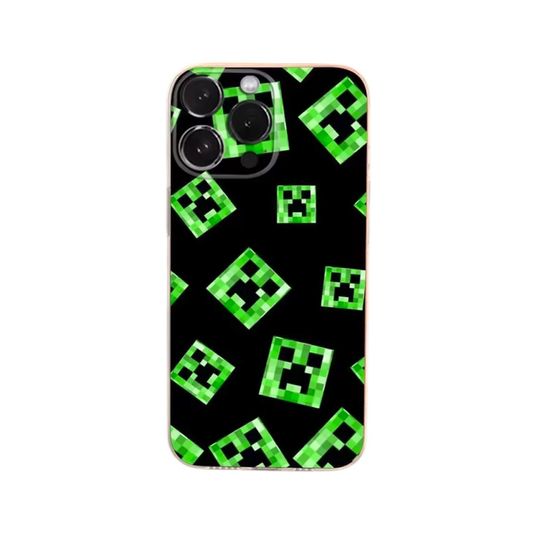 Green Creeper iPhone Tough Case Inspired by Minecraft for iPhone