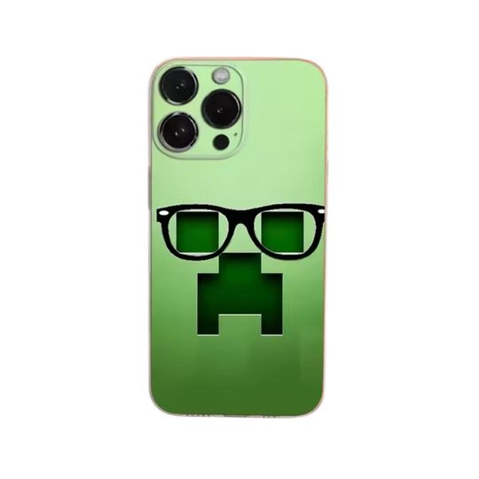 Green Creeper iPhone Tough Case Inspired by Minecraft for iPhone