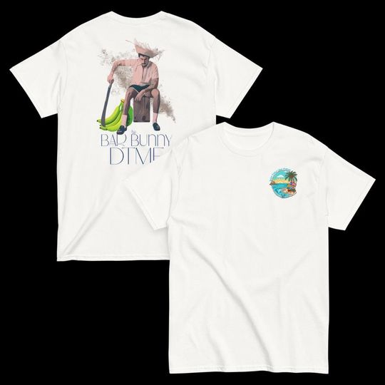 Bad Bunny DTMF Residency Inspired Double Sided T-Shirt