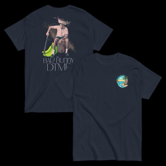 Bad Bunny DTMF Residency Inspired Double Sided T-Shirt