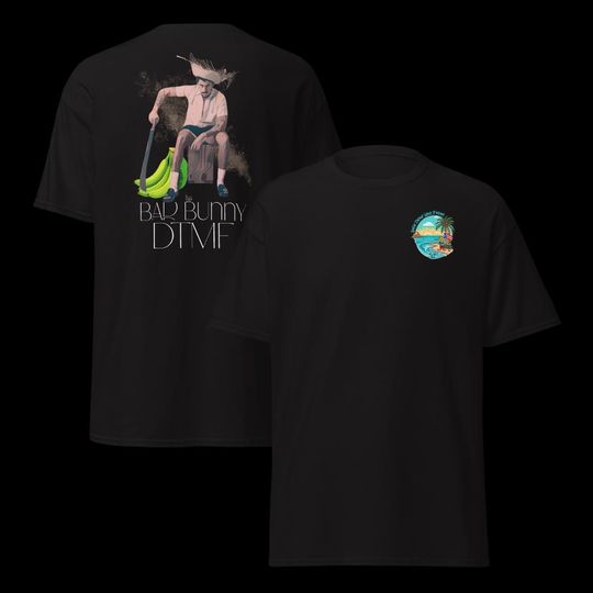 Bad Bunny DTMF Residency Inspired Double Sided T-Shirt