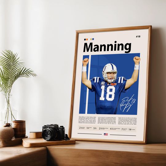 Peyton Manning, USA, Indianapolis , Denver Broncos, Poster