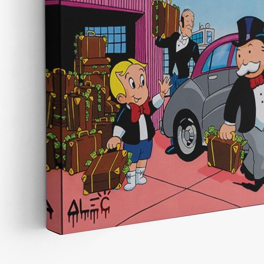 Monopoly Man Poster - Luxury Wall Art, Richie Rich, Money Wall Decor, Vertical Premium Matte Poster