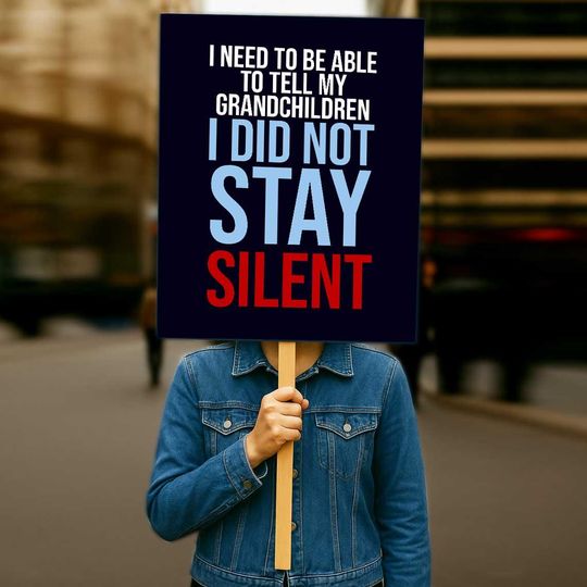 Resist Protest Sign Printable: No Kings in America Poster