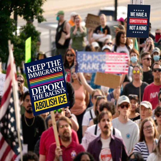 Resist Poster: Abolish Ice Political Protest Sign