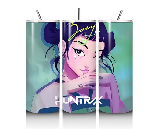 Kpop Demon Hunters Tumbler 20oz with Lid and Straw