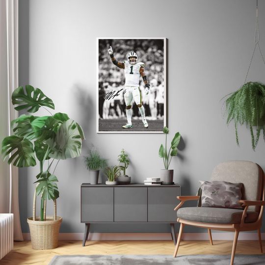 Micah Parsons Poster, Signed Football Poster