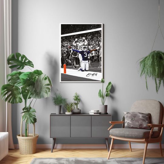 George Pickens Poster, Signed Football Poster
