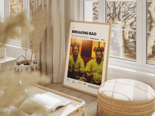 Breaking Bad Poster | Vince Gilligan's Breaking Bad Poster Print | Special Design Poster | Glossy Paper Movie Poster | Wall Decor Idea
