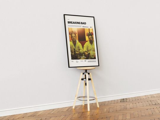 Breaking Bad Poster | Vince Gilligan's Breaking Bad Poster Print | Special Design Poster | Glossy Paper Movie Poster | Wall Decor Idea