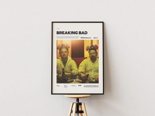 Breaking Bad Poster | Vince Gilligan's Breaking Bad Poster Print | Special Design Poster | Glossy Paper Movie Poster | Wall Decor Idea