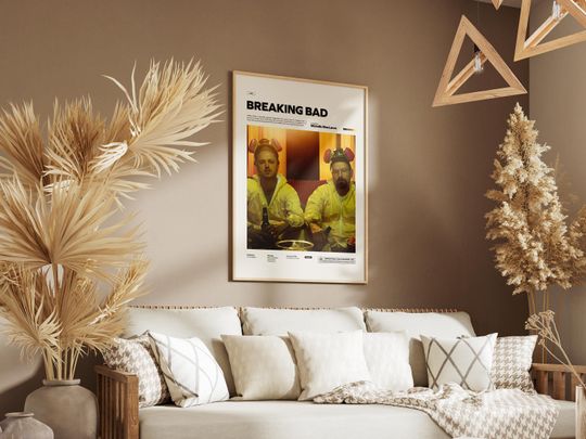 Breaking Bad Poster | Vince Gilligan's Breaking Bad Poster Print | Special Design Poster | Glossy Paper Movie Poster | Wall Decor Idea