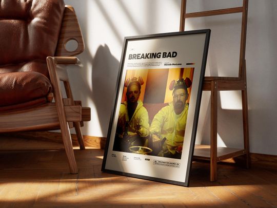 Breaking Bad Poster | Vince Gilligan's Breaking Bad Poster Print | Special Design Poster | Glossy Paper Movie Poster | Wall Decor Idea
