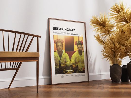 Breaking Bad Poster | Vince Gilligan's Breaking Bad Poster Print | Special Design Poster | Glossy Paper Movie Poster | Wall Decor Idea