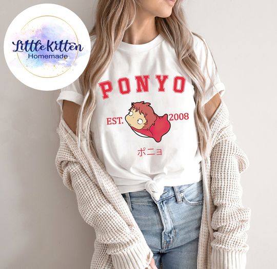 Ponyo Shirt, Studio Ghibli Shirt