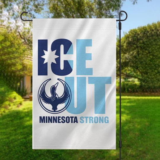 Minnesota ICE Out Flag, Minnesota Activist Garden Flag, Resistance Flag