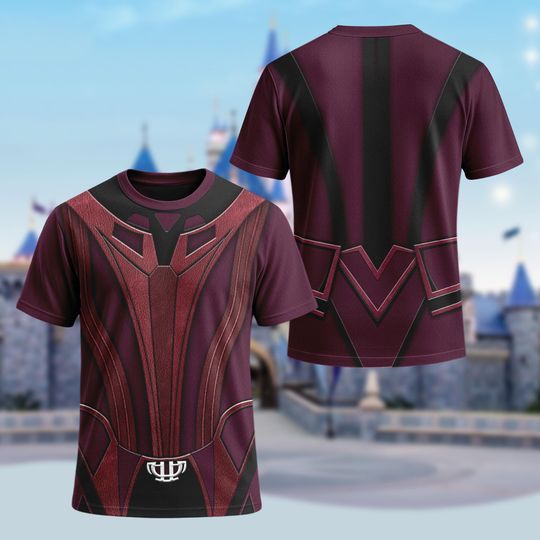 Disney WandaVision Halloween Cosplay Costume 3D T-Shirt