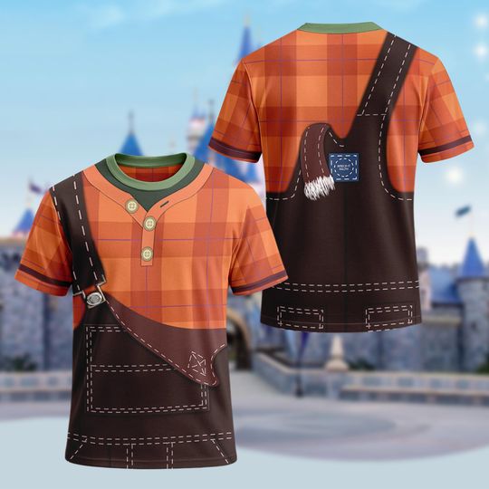 Wreck It Ralph All Over Print Running Costume 3D Shirt