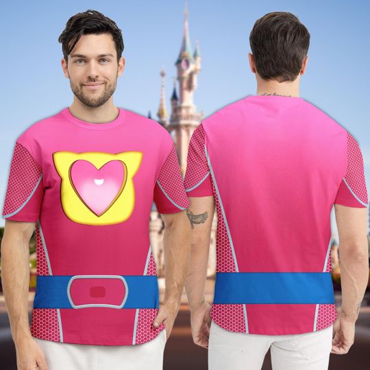 Disney SuperKitties Suit Cosplay Costume Halloween Shirt