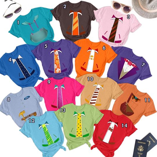 Funny Character Matching Shirt, Halloween Costume For Family Group T Shirt, Kid Birthday Party Theme Gift, Movie Inspired Cosplay Tee