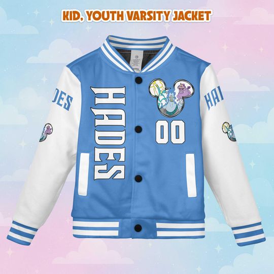 Personalized Hades Varsity Jacket, Villain Baseball Outfit
