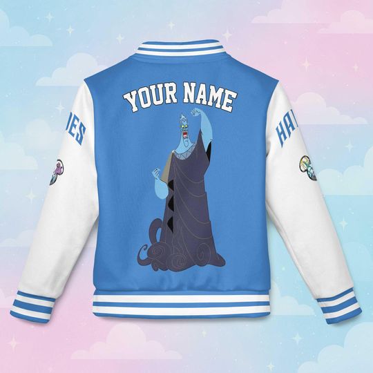 Personalized Hades Varsity Jacket, Villain Baseball Outfit