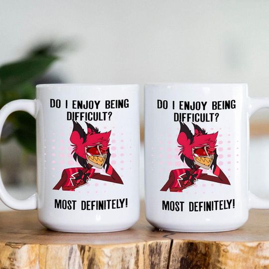 Hazbin Hotel Valentine Mug, Alastor Quote Season 2 Hazbin Hotel Mug, Radio Demon Coffee Mug, Hellaverse Fan, Alastor Valentine Fan Gift