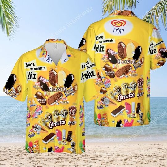 Vintage 90s Ice Cream Hawaiian Shirts