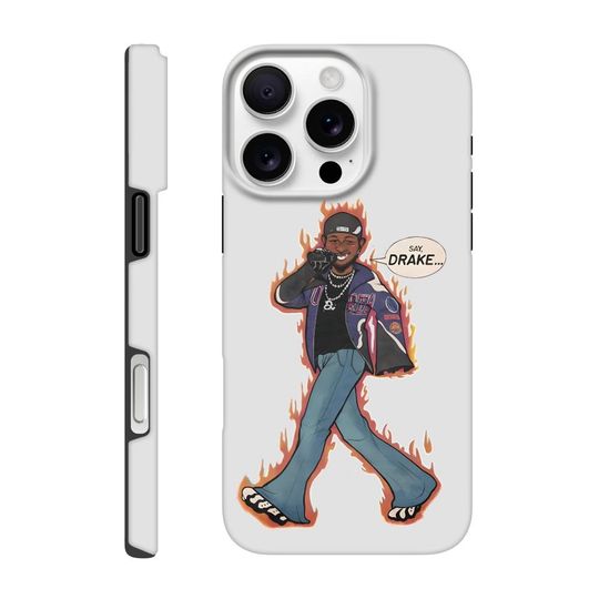 Kendrick Lamar 'Say Drake' Comic Print iPhone Case