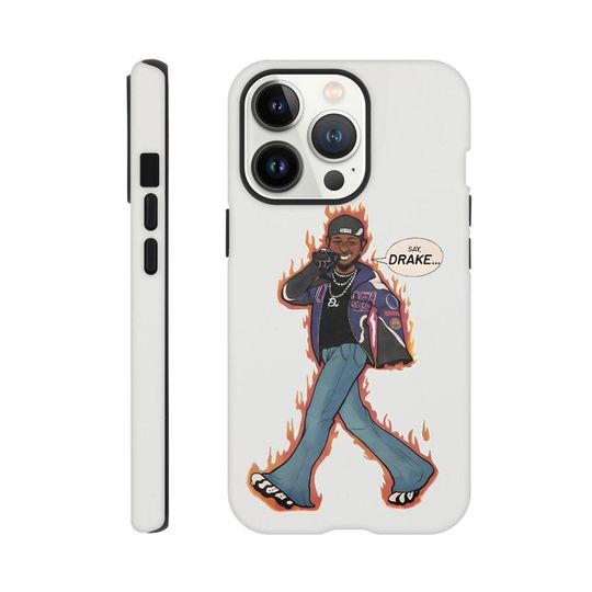 Kendrick Lamar 'Say Drake' Comic Print iPhone Case