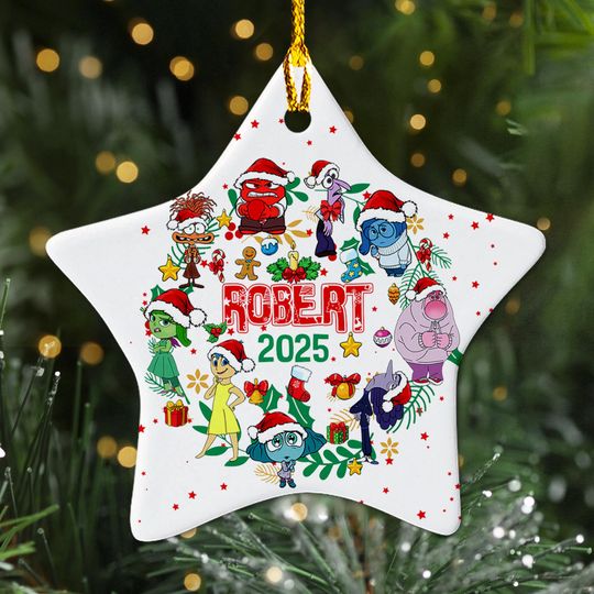 Personalized Inside Out 2 Movie Characters Ornament