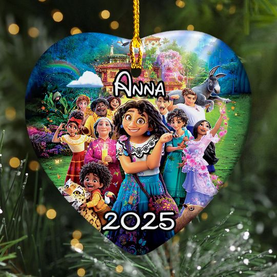 Personalized Encanto Madrigals Christmas Ornament, Music Movie 2025 Christmas Tree Decor