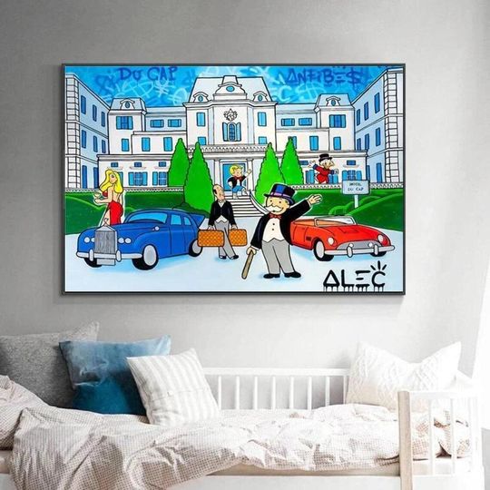 Alec Monopoly Richie Rich Graffiti Wall Art Poster
