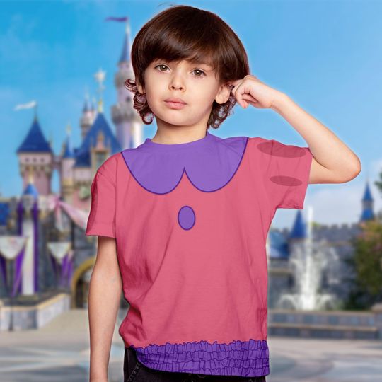 Daisy Duck Inspired Costume 3D T-Shirt, Daisy Duck Cosplay 3D Tee