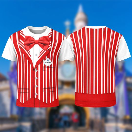 Disney The Dapper Dans Character 3D Costume Cosplay Shirt