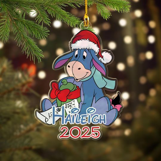 Disney Ornament Customized Disney 2025 Christmas Tree Decor