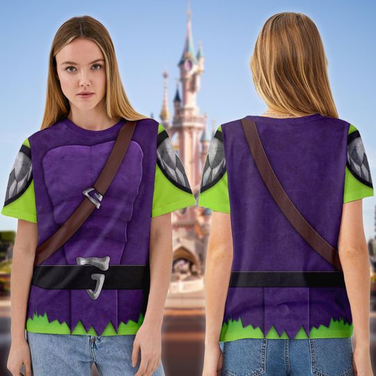 Green Goblin Costume T-Shirt, The Amazing Spider Man Character All Over Print Shirt, Green Goblin Cosplay Costume Tee, Halloween 3D T-Shirt