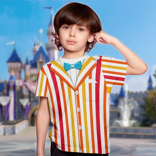 Mary Poppins Bert Jacket Costume, Disney Bert Jacket Shirt