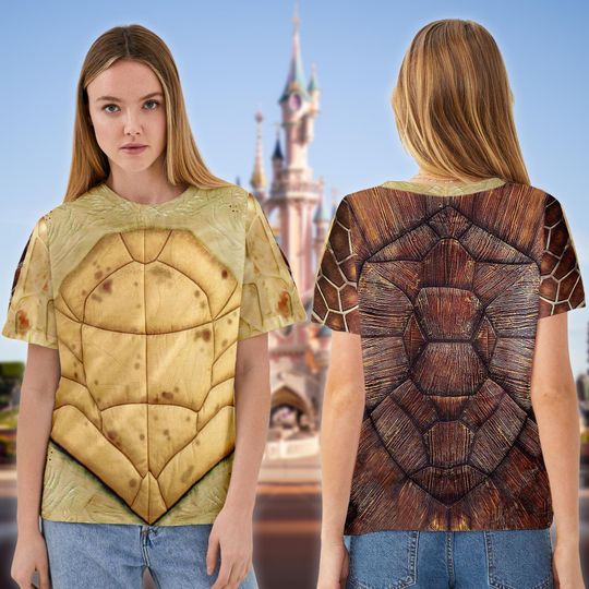 Finding Nemo Crush Costume T-Shirt, Finding Nemo Character Cosplay Costume Shirt