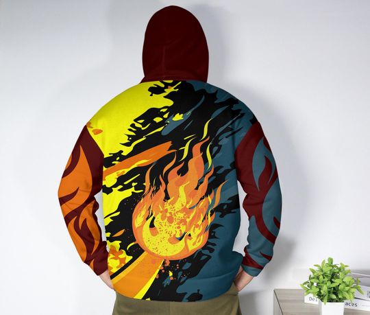 Charizard 3D Graphic Hoodie Unisex Fire Dragon
